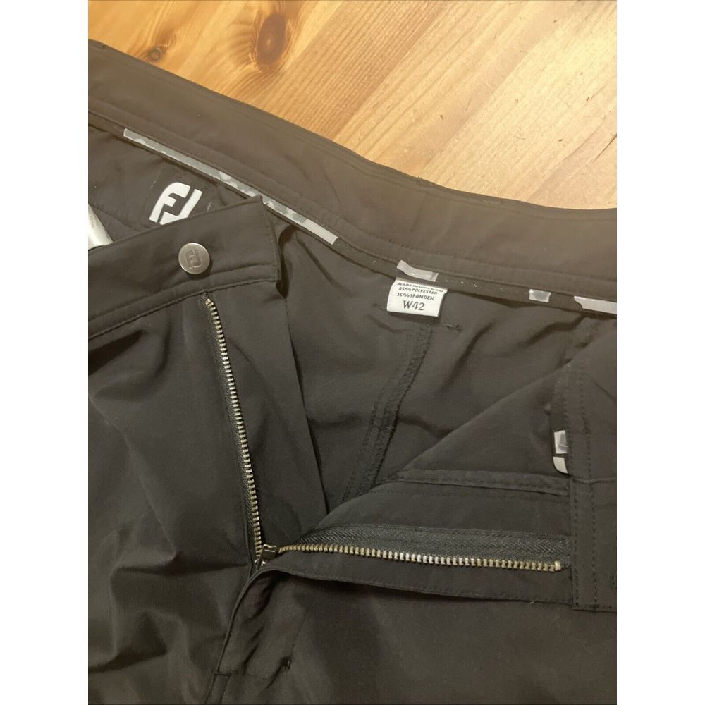 FootJoy Mens Performance Golf Shorts Black‎ W42 South Carolina 1960 Surf Club - Picture 5 of 10